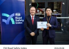 Honda es la primera empresa del mundo en obtener cinco estrellas en el Índice de Seguridad Vial de la FIA